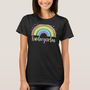 Kindergarten Rainbow Girls Boys Kids Teacher Team T-Shirt