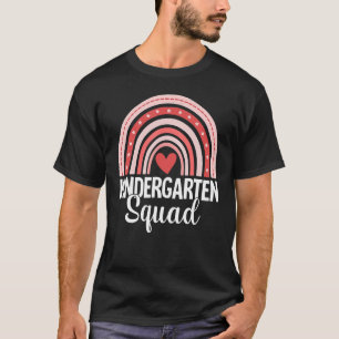 Kindergarten Rainbow Happy First Day Team Kinderga T-Shirt