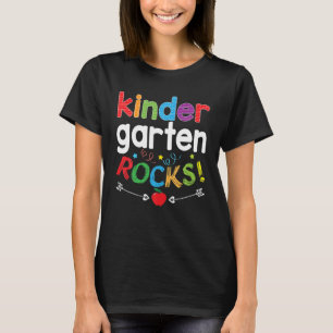 Kindergarten Rocks Back To School Kid Teacher T-Shirt
