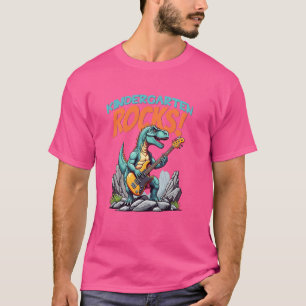 Kindergarten Rocks! Rocking T-Rex Dinosaur T-Shirt