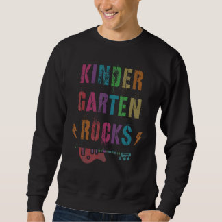 Kindergarten Rocks Student Teacher Squad Kinder Te Sweatshirt