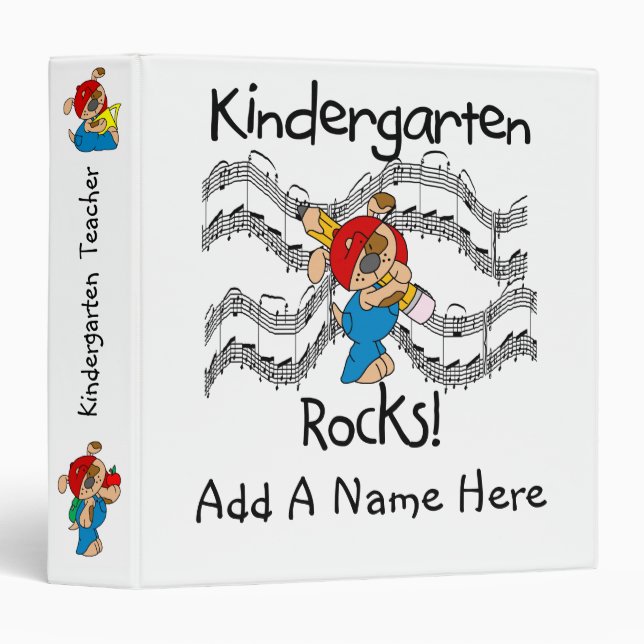 Kindergarten Rocks Teacher Binder (Front/Spine)