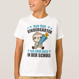 Kindergarten School Kids School Bag Sloth Sweet T-Shirt