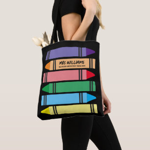 Kindergarten school teacher shoulder tote bag gift