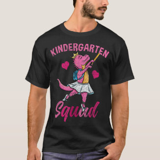 Kindergarten Squad Ballet Back To School Girls T-Shirt