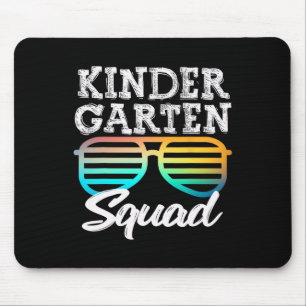 Kindergarten Squad Sungles Fun Kids Back To School Mouse Pad