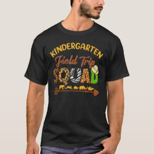 Kindergarten Students School Zoo Field Trip Squad T-Shirt