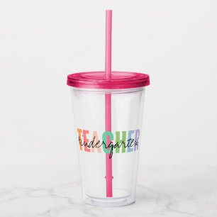Kindergarten Teacher  Acrylic Tumbler