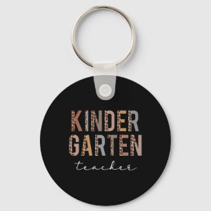 Kindergarten Teacher Back To School Appreciation L Keychain