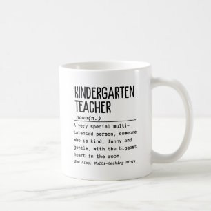 Kindergarten teacher coffee mug