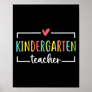 Kindergarten Teacher First Day Of School Welcome C Poster