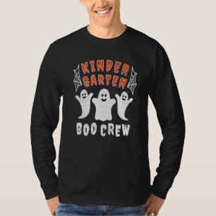 Kindergarten Teacher & Kid Kinder Garten Boo Crew T-Shirt