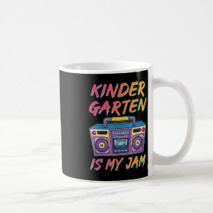 Kindergarten Teacher Retro 80's 90's Back To Schoo Coffee Mug