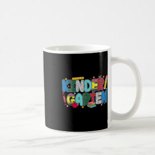 Kindergarten Teacher Squad Pencil Back To School  Coffee Mug