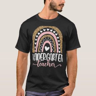 Kindergarten Teacher Teach Love Inspire First Day T-Shirt