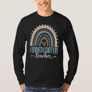 Kindergarten Teacher Teach Love Inspire First Day  T-Shirt