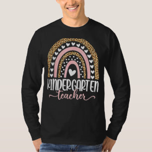 Kindergarten Teacher Teach Love Inspire First Day T-Shirt