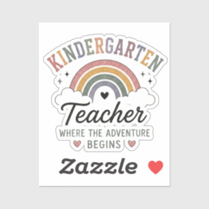 Kindergarten Teacher Where Adventure Begins Gift