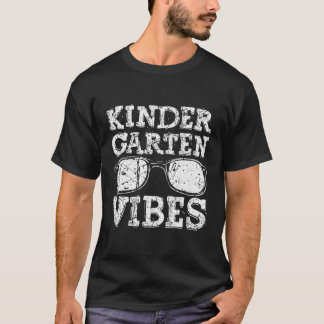 Kindergarten Vibes Back-To-School Academic Teacher T-Shirt