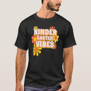 Kindergarten Vibes Retro Vintage Kinder Team Back  T-Shirt
