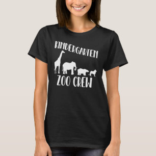 Kindergarten Zoo Crew Circus Animal Back School T-Shirt