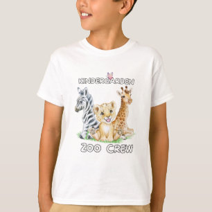 Kindergarten Zoo Crew Funny Circus Cub Animal Love T-Shirt