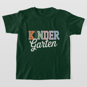 Kindergrten – Colourful Back to School Design T-Shirt