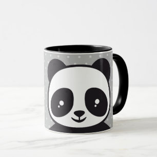 Kindertasse Pandabär - grau Mug
