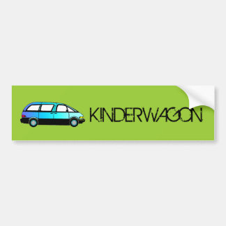KINDERWAGON Bumper Sticker
