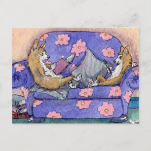 Kindles and books do mix! postcard