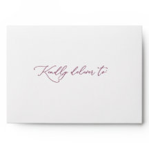 Kindly deliver to Mauve/White