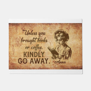 Kindly Go Away Doormat – Funny Welcome Mat Non-S