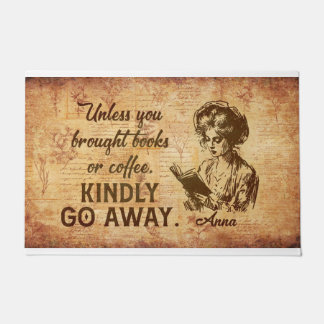 Kindly Go Away Doormat – Funny Welcome Mat | Non-S