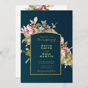 Kindly Join Us Eucalyptus Leaves Wedding Card