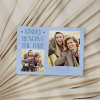 Kindly Reserve 2-Photo Icy Blue Wedding