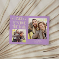 Kindly Reserve 2-Photo Lemon Wisteria Wedding