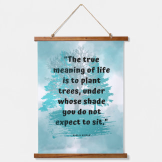 Kindness and Accomplishment Wisdom Quote Wall Art