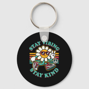 Kindness Anti Bullying Week Cute Stay Vibin Stay K Keychain