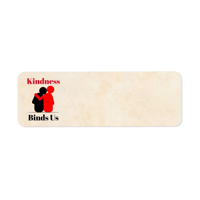 Kindness Binds Us Return Address Label (Front)