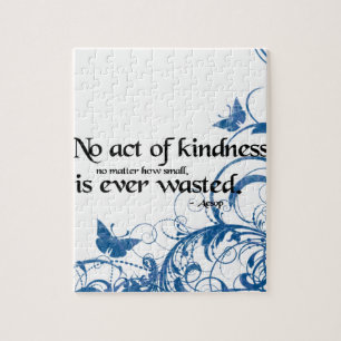 kindness butterfly swirl jigsaw puzzle