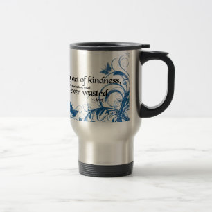 kindness butterfly swirl travel mug