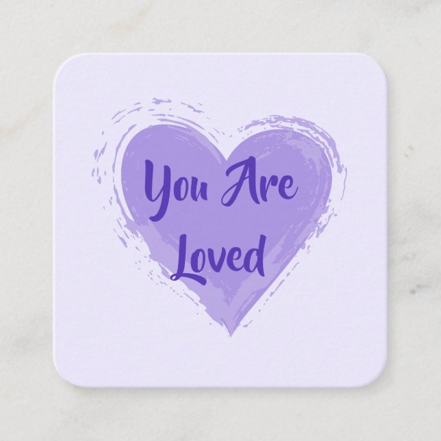 Kindness Card: "You Are Loved" Cards (Front)