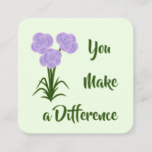 Kindness Card: "You Make a Difference" Cards