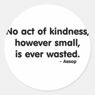 Kindness Classic Round Sticker