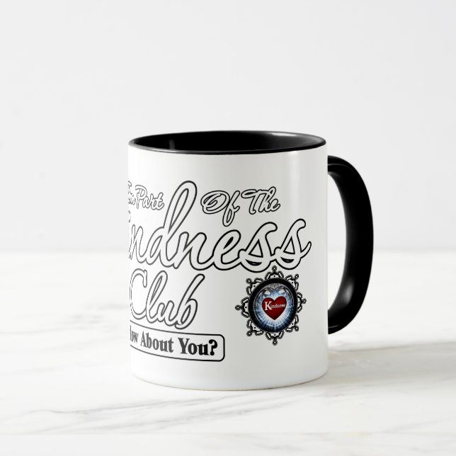 Kindness Club Mug (Front Right)