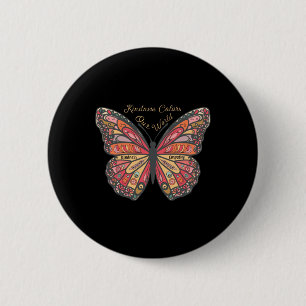 Kindness Colours Our World Inspirational Quote Sti 2 Inch Round Button