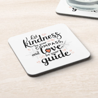 Kindness Compass Coaster