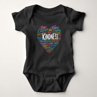 Kindness compassion empathy and respect baby bodysuit
