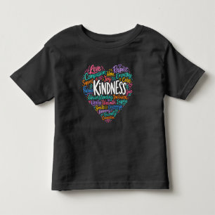 Kindness compassion empathy and respect toddler t-shirt