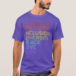 Kindness Equality Inclusion Diversity Hope Premium T-Shirt